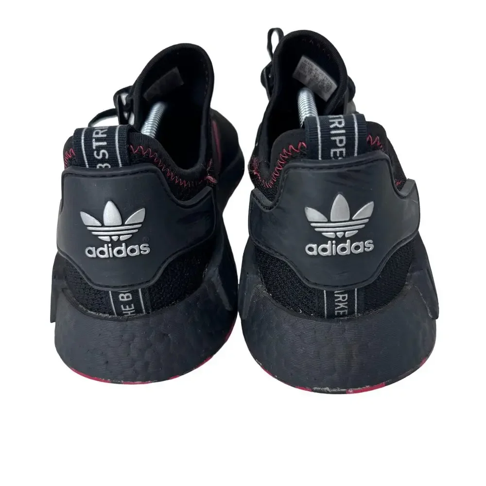 Adidas NMD R1 Red Marble‎ G26514 Mens 11.5 Black Red Boost Shoes